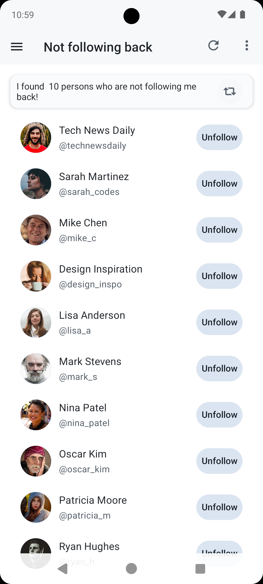 Find Who's Not Following You Back on X/Twitter